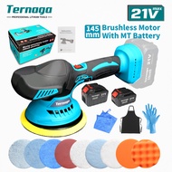 Ternaga 21V Cordless Portable Wireless Polisher Waxing machine Car Polishing Sanding Waxing Machine 