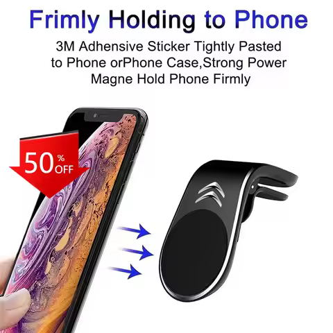 Magnetic Car Phone Holder Metal Stand Accessories For Citroen Picasso C4L C3 C2 C1 Berlingo Jumper S