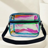 Super cute reflective front zipper crossbody bag 2024 mn 68