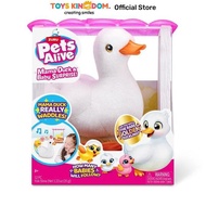 ZURU DOLL SET PETS ALIVE MAMA DUCK & BABY - WHITE
