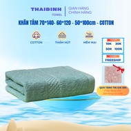 Thaibinh Towel 50x100cm, 60x120cm, 70x140cm 100% Cotton Soft, Absorbent, Antibacterial