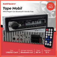 COD Taffware Tape Mobil Audio MP3 Player Car Bluetooth Hands Free - JSD520 / Tip Tep Tape mobil blue