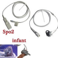 เครื่องตรวจ SPO2ออกซิเจนในเลือด10ขาสำหรับทารกแรกเกิดสัตวแพทย์เครื่องตรวจออกซิเจนในเลือดเครื่องวัดความดันโลหิต08C 08A