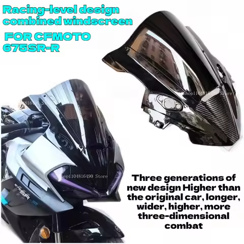 for cfmoto 675SR 675SS Modification Third-generation windscreen,fairing,deflector,windshield,spoiler