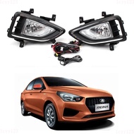 Set Front Bumper Fog Light Fog Lamp For Hyundai Verna Reina 2017 2018 With Switch Wring Harness Kit