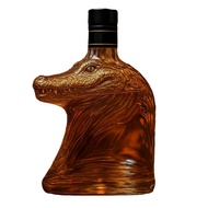 Crocodile Head Glass Wine Decanter Liquor Bottle for Whiskey Vodka Beer Handmade Artistic Glass Beve