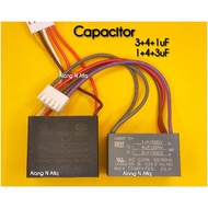 High Quality Original 1+4+3 uF 5 Wire Ceiling Fan Capacitor / Capasitor / Kapasitor Kipas Siling 1 +