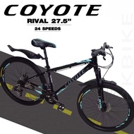 จักรยานเสือภูเขา Coyote  rival เฟรมอลูมิเนียม 24 sp ดิสเบรค วงล้ออัลลอย 2 ชั้น ล้อ27.5 นิ้ว