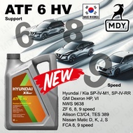 Hyundai Xteer ATF 6 HV Auto Transmission Fluid 4L Kia SP-IV-RR ZF 6, 8, 9 speed Nissan Matic D, K, J