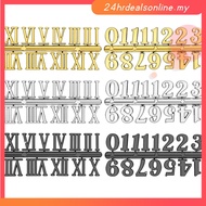 [HRDEAL]DIY Clock Numbers Roman Numerals Quartz Needle Wall Clocks Replacement Parts