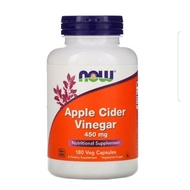 Now Apple Cider Vinegar, 450 mg, 180 Veg Capsules
