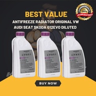 G12E050A2 VW/AUDI G12 G13 P999 HEPU COOLANT 1LITER VW Volkswagen Audi  EVO Coolant Ready Mix