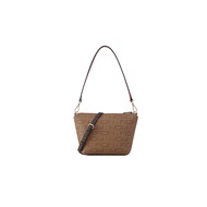 FION Monogram PVC with Leather Duotone Crossbody and Shoulder Bag