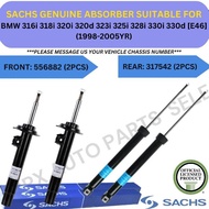 SACHS GENUINE ABSORBER (FRONT, REAR) FOR BMW 316i 318i 320i 320d 323i 325i 328i 330i 330d [E46] (199
