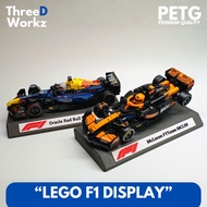 F1 CAR DISPLAY WITH TEAM NAME FOR LEGO F1 CAR | DISPLAY ACCESSORIES