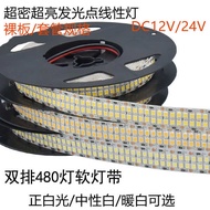 table cloth waterproof table cloth Double Row led Light Strip Super Bright 24v Wire Slot Background 