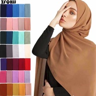 SHAWL HEAVY CHIFFON Factory Price  Panjang tudung ( 1.8cm x 68cm ) kualiti bagus IMPORTED QUALITY PA