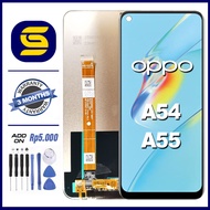 LCD OPPO A54 A55 Original Full set TOUCHSCREEN ORI Asli Compatible For Glass Touch Screen Digitizer