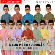 🔸PG2 JUALAN RAHMAH ~ BAJU MELAYU BUDAK Warna Nude Lilac Pink Yellow Brick Orange Blue Sage Green Gol