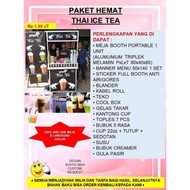PAKET HEMAT FRANCHISE MINUMAN THAI ICE TEA ES TEH MANIS THAILAND ENAK