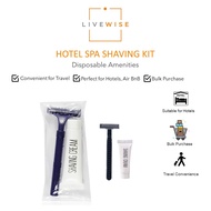 Hotel Spa Shaving Kit - Razor with Shaving Cream 5G