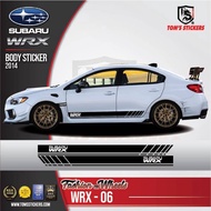 👍👍 SUBARU WRX CAR BODY STICKER SET WRX - 06