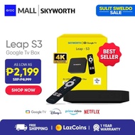 NEW Skyworth TV Box [Leap-S3] 2G＋16G 4K Ultra HD Google Software W/ Android 11 LAN Dual Bandwifi B