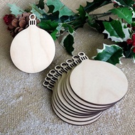 Home Decorations Wooden ROUND CHRISTMAS BAUBLE Birch Blank Decorations Gift Tag Craft Shapes 2016 Ne