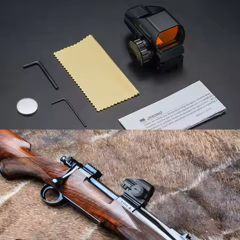 Red Dot Sight Reflex Holographic Optic Scope 4 Reticles 8 Daylite Plus 3 NV Illuminated Wide Field R