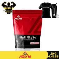 Agym Nutrition Titan Mass Halal Mass Protein Protein Powder Mass Gainer Susu Naik Badan 20 Serving
