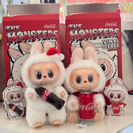 New third generation Coke labubu Labubu Series Plush Vinyl Face Macaron Trendy Toy Gift Pendant