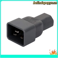 Beige Color IEC 320 C13 to C20 AC Adapter, IEC 15A to 10A,16A to 10A AC Converter,C20 16A to C13 10A