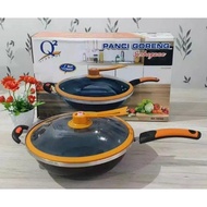 Wok Pan Vaccum Enemal 32cm Multipurpose Frying Pan Frying Pan Multipurpose Wok Pan 32cm Q2 32