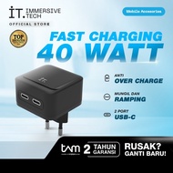 PMO Plug IT 40 Watt Wall Charger - Black