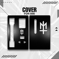 MATERNAL MOTIF BLACK WHITE Backdoor Panel 3D for (B80) (Front Back)