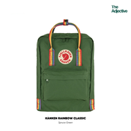 Fjallraven/Kanken Rainbow Classic /เป้ Kanken แท้ เป้จิ้งจอกสายรุ้ง กระเป๋าสะพายหลัง เป้เดินทาง เป้ท่องเที่ยว เป้ผู้หญิงแฟชั่น เป้ผู้ชาย สวีเดน