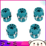 wayne7Pin Plastic Vacuum Tube Socket Valve Base for B&W 6J1 6Z4 6X4 12AE6 6AT6 6BK6 12AV6 6AQ6 6J5 H
