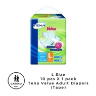 1 pack - Tena Value Adult Diapers (Tape) L size
