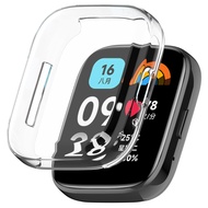 สำหรับ Redmi Watch 3 Activeสายซิลิโคนและตัวเรือนสองสีสายรัดข้อมือนุ่มสำหรับ Redmi Watch 3 Lite