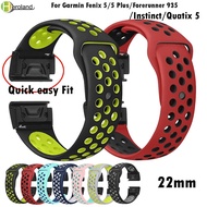 watch strap for Garmin Fenix 5 / 6 / 5 Plus /Forerunner 935 945 /Garmin Instinct /Quatix 5 Watch band easy fit