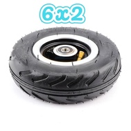 6 inch Solid Tire wheel 6X2 Tire Inner Tube for Electric Scooter WheelChair Truck F0 Pneumatic Wheel