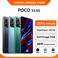 Official Xiaomi  POCO X5 5G (6GB+5GB/128GB) | (8GB+5GB/256GB) Snapdragon 695 5G Layar 120Hz AMOLED 6,67" NFC POCO Official