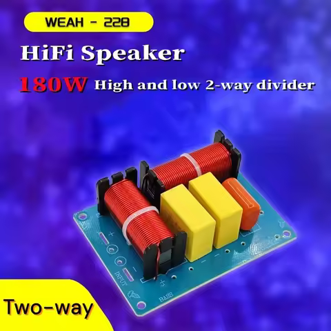 180 W high-fidelity Hi-Fi audio crossover, dual-channel low-/high-frequency sensor crossover module 