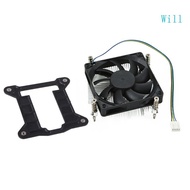 Will Thin Radiator ITX Fan for  LGA 1155 1156 1150 1151 Radiator CPU cooling fan