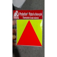 [SG SELLER]  P plate probation plate 2b motorcycle motorbike Fluorescence sticker pplate