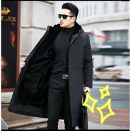 Robe coat fur matel/ men's robe long coat men's jacket coat