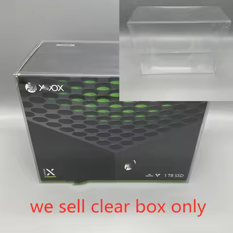 PET Box Protector For Xbox Series X XSX Console Transparent Collect Boxes For Microsoft Shell Clear 