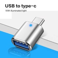 1/3 อะแดปเตอร์ Type-C, ตัวแปลง OTG USB เป็น Type-C สำหรับสมาร์ทโฟน, แท็บเล็ต, อะแดปเตอร์พอร์ต C, ที่