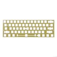 YMDK 60% 61 GK61 Plate Aluminum Brush Finish Steel Brass ANSI Anodized Positioning Board Plate Plate