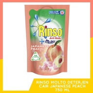 Rinso Molto Liquid Detergent Japanese Peach 750 ml